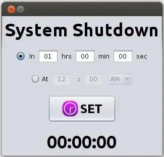 Download web tool or web app Shutdown Timer