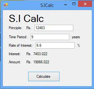 Download webtool of webapp SICalc