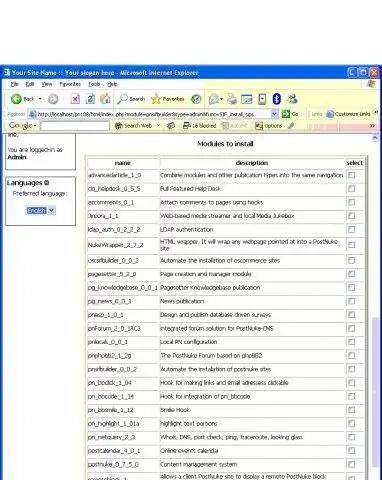Download web tool or web app sifbuilder