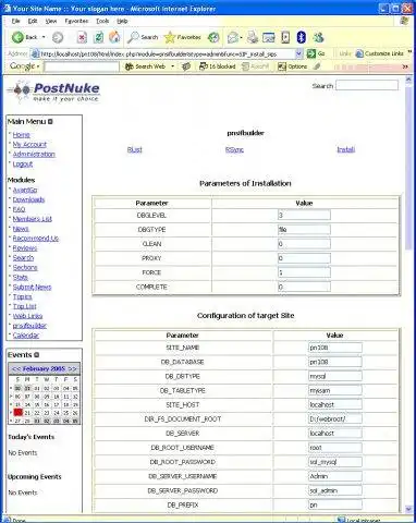 Download web tool or web app sifbuilder
