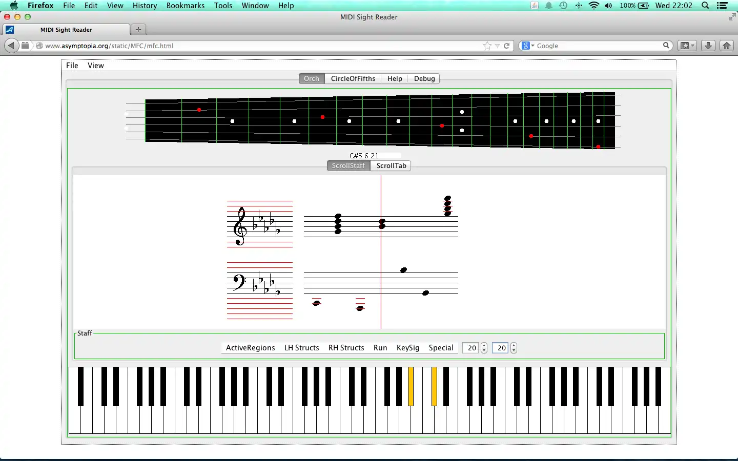 دانلود ابزار وب یا برنامه وب Sight Reading Trainer