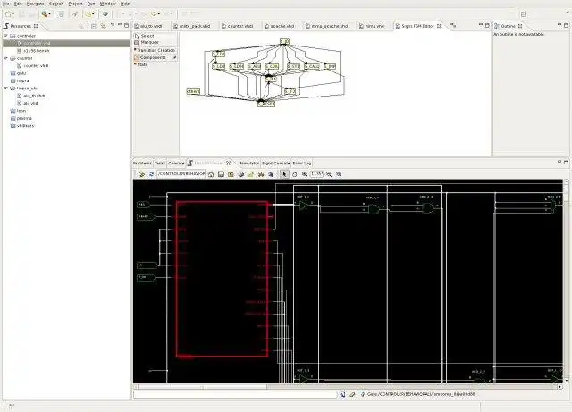 Laden Sie das Web-Tool oder die Web-App Signs – VHDL Hardware Developement zur Ausführung unter Linux online herunter