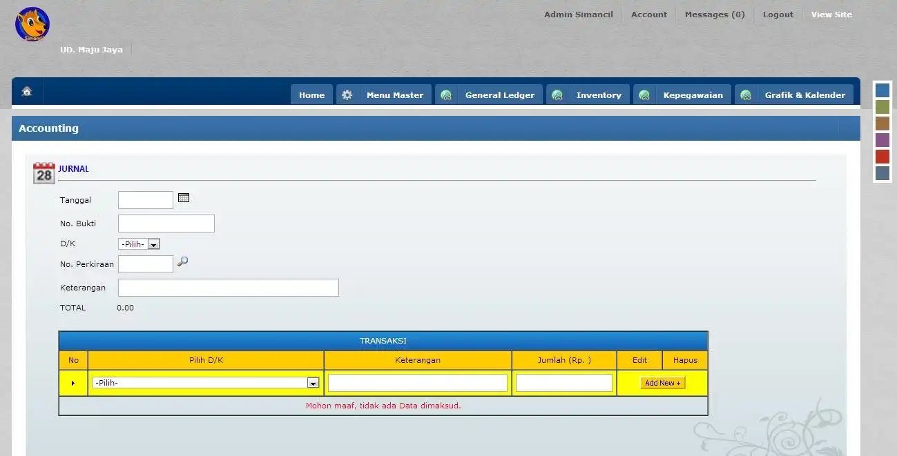 Download web tool or web app SiMancil
