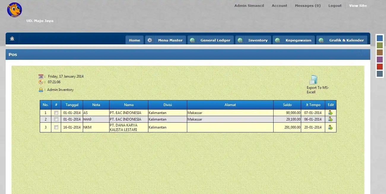 Download web tool or web app SiMancil