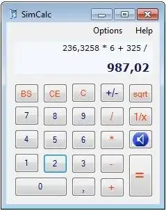 Загрузите веб-инструмент или веб-приложение SimCalc - The Speech Calculator