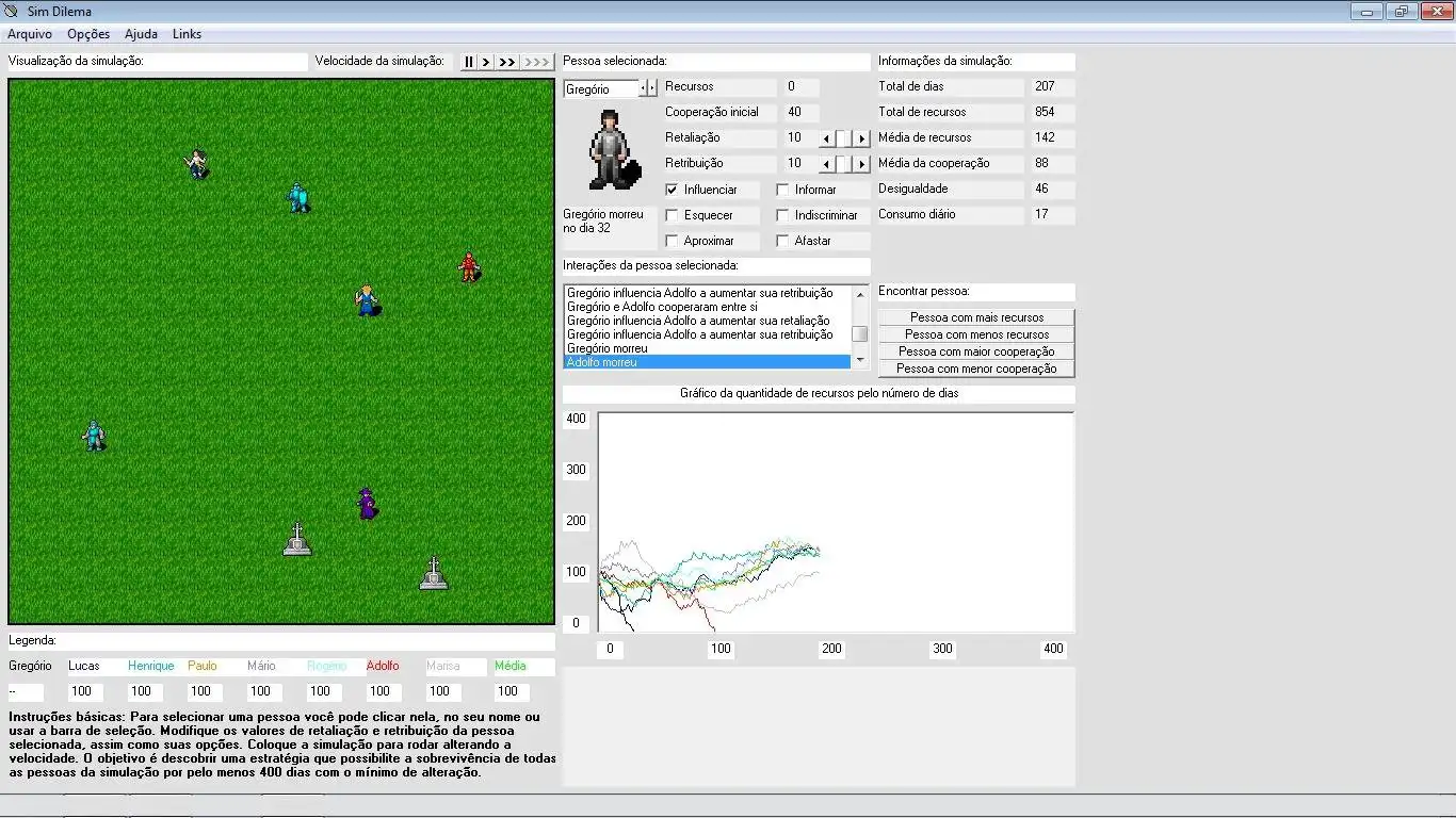 Download web tool or web app Sim Dilema to run in Windows online over Linux online