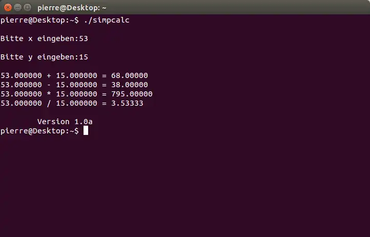 Download web tool or web app simpcalc