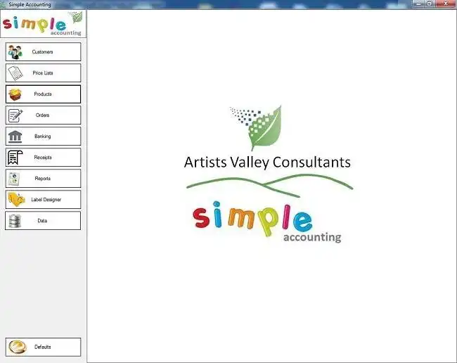 Download web tool or web app Simple Accounting