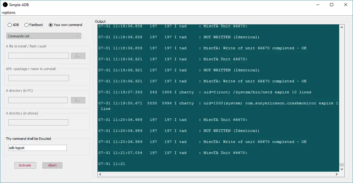 下载网络工具或网络应用程序 Simple-ADB