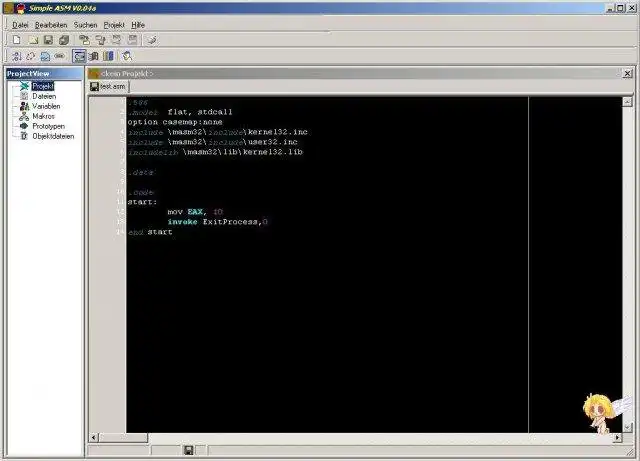 Download web tool or web app SimpleASM Project
