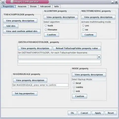Download web tool or web app simple backup cronjob