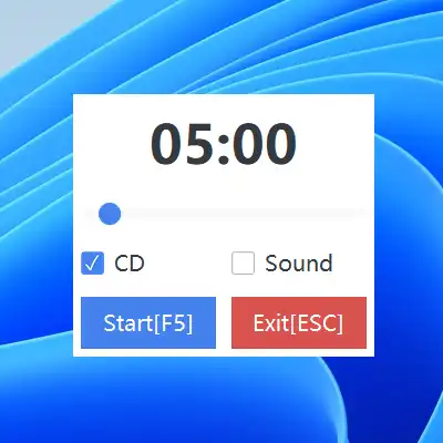 دانلود ابزار وب یا برنامه وب Simple Countdown Timer Stopwatch Timer