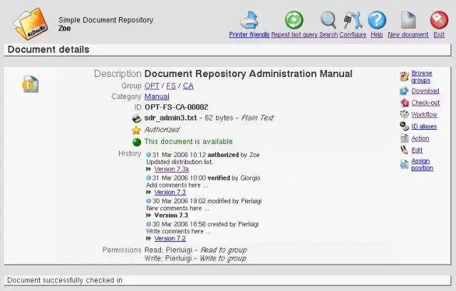 Laden Sie das Web-Tool oder die Web-App Simple Document Repository herunter