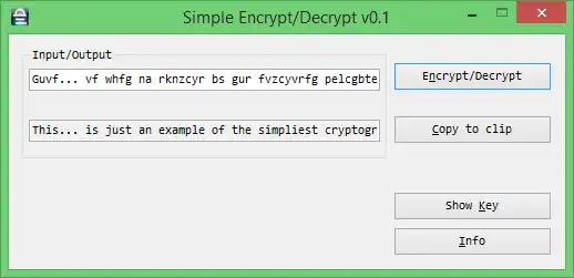 הורד כלי אינטרנט או אפליקציית אינטרנט Simple Encrypt/Decrypt