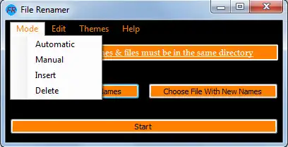 Download web tool or web app Simple File Renamer
