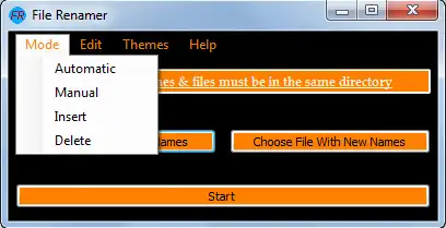 Unduh alat web atau aplikasi web Simple File Renamer