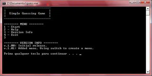 Download web tool or web app Simple Guessing Game