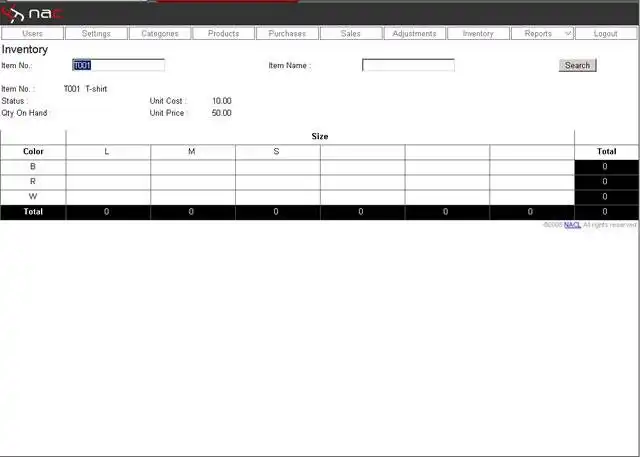 ดาวน์โหลดเครื่องมือเว็บหรือเว็บแอป Simple Inventory System