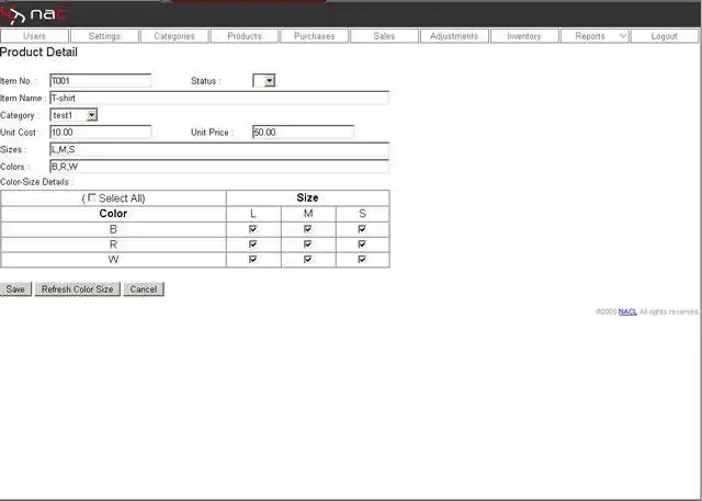 Descărcați instrumentul web sau aplicația web Simple Inventory System