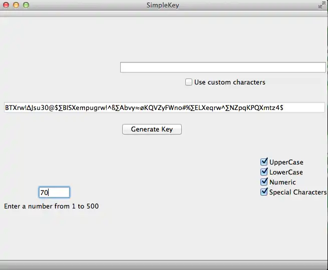 Download web tool or web app SimpleKey to run in Windows online over Linux online