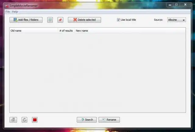 Download web tool or web app SimpleMovieRenamer