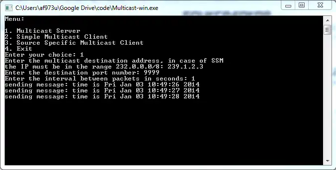 Descargue la herramienta web o la aplicación web simple-multicast