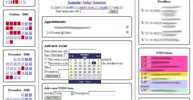 Web ツールまたは Web アプリをダウンロードする Simple PHP Agenda