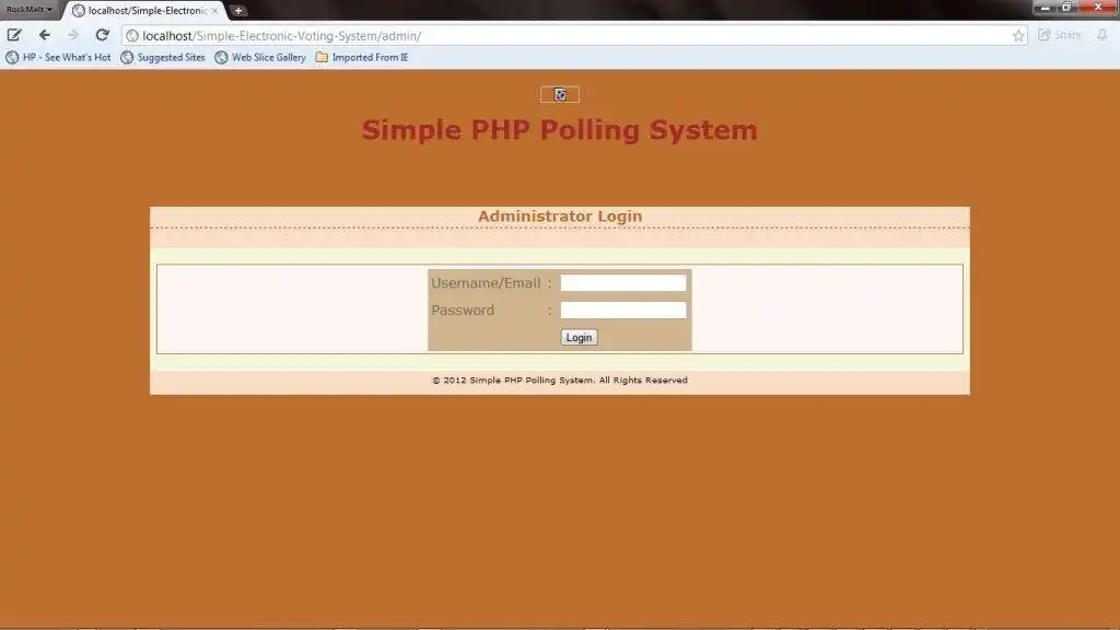 Download web tool or web app Simple PHP Polling System