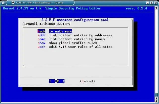 Download web tool or web app Simple Security Policy Editor