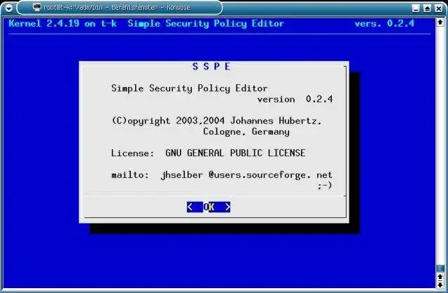 Загрузите веб-инструмент или веб-приложение Simple Security Policy Editor