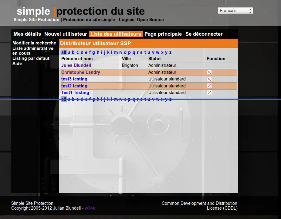 Download web tool or web app Simple Site Protection