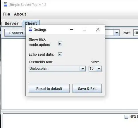 Download web tool or web app Simple Socket Tool