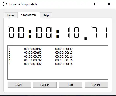 Download web tool or web app Simple Timer Stopwatch