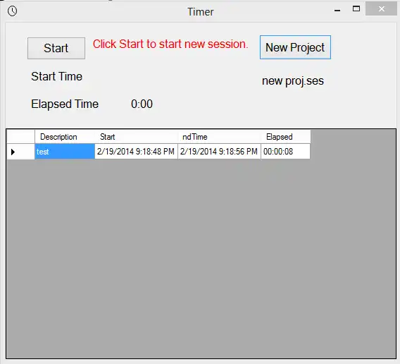 Download web tool or web app Simple Time Tracker