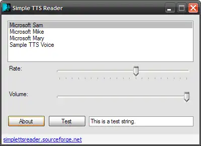 ดาวน์โหลดเครื่องมือเว็บหรือเว็บแอป Simple TTS Reader