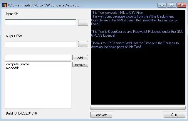 Download web tool or web app simpleX2C