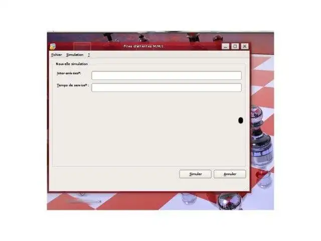 Download web tool or web app Simulation dune File dattente M/M/1