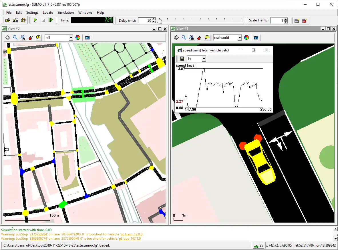 Laden Sie das Web-Tool oder die Web-App herunter Simulation von Urban MObility