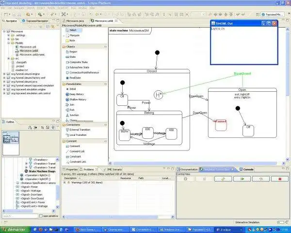 Download web tool or web app SimUML to run in Linux online