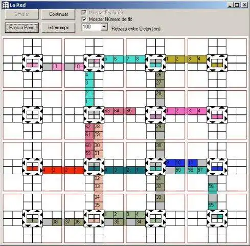 Descargue la herramienta web o la aplicación web Simulador de red multicomputadora simulado para ejecutar en Linux en línea