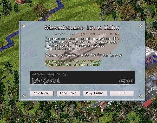 Download web tool or web app Simutrans Iron Bite
