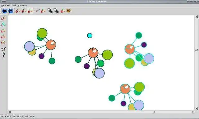 Descargue la herramienta web o la aplicación web SimVida, Artificial Life Simulator