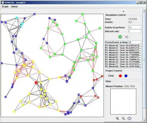 Descargue la herramienta web o la aplicación web Sinalgo para ejecutar en Linux en línea