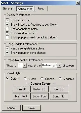 Download web tool or web app SiNet
