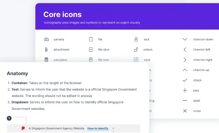Завантажте веб-інструмент або веб-додаток Singapore Government Design