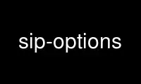 Run sip-options in OnWorks free hosting provider over Ubuntu Online, Fedora Online, Windows online emulator or MAC OS online emulator