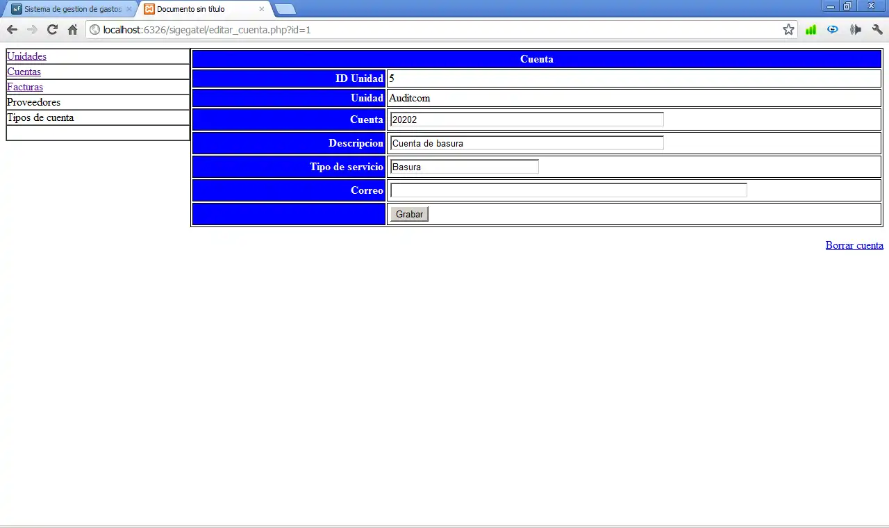 ابزار وب یا برنامه وب Sistema de gestion de gastos را دانلود کنید