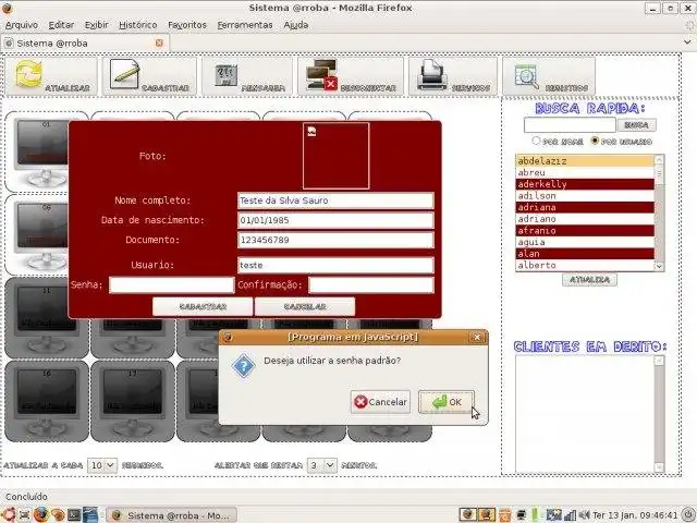 Mag-download ng web tool o web app Sistema @rroba