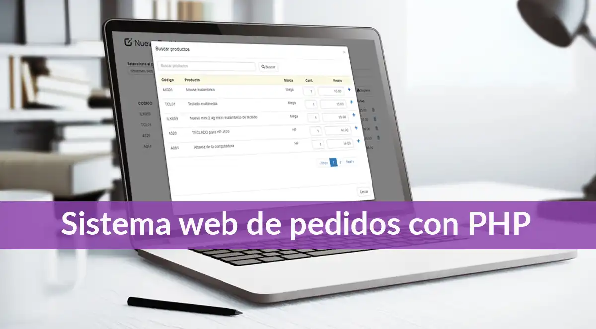 Tải xuống công cụ web hoặc ứng dụng web Sistema web de pedidos con PHP