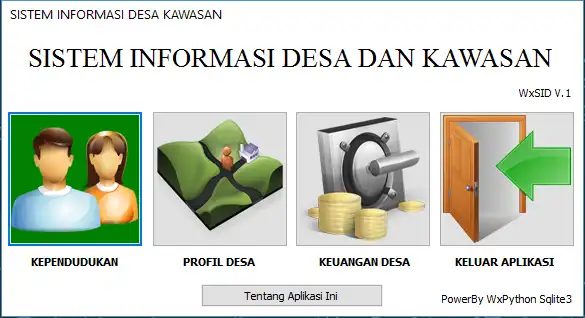 Pobierz narzędzie internetowe lub aplikację internetową Sistem Informasi Desa Kawasan